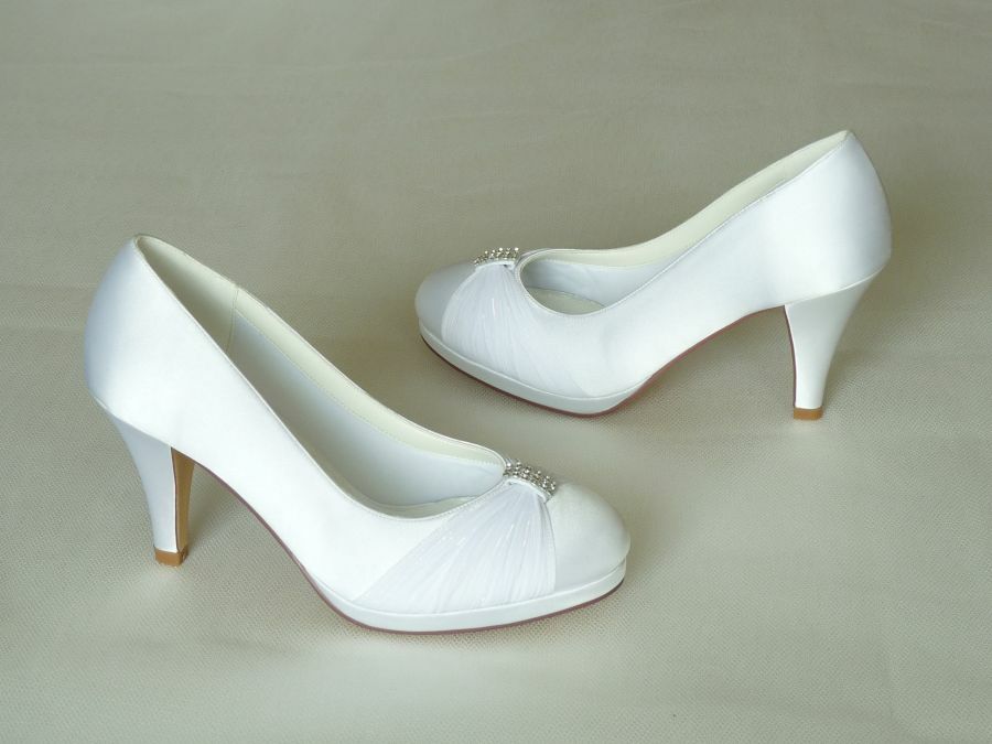 Hannah- körömcipő fazonú női esküvői cipő